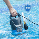 Pompa Sommersa per Acqua – Pompa per Svuotamento Piscina - BremBux